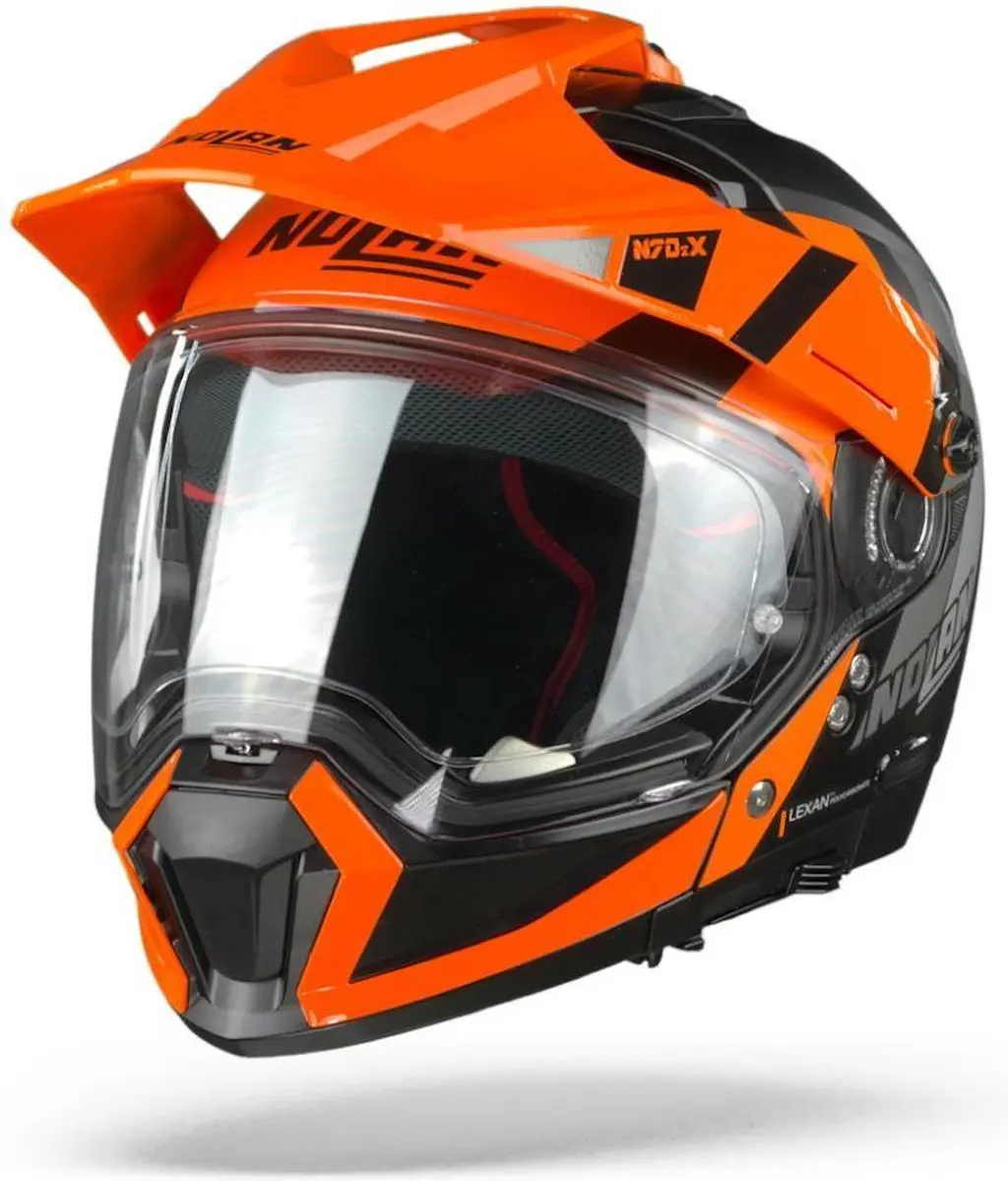 Nolan N70-2 X Decurio 31 Flat Black Orange White Anthracite Integraalhelm