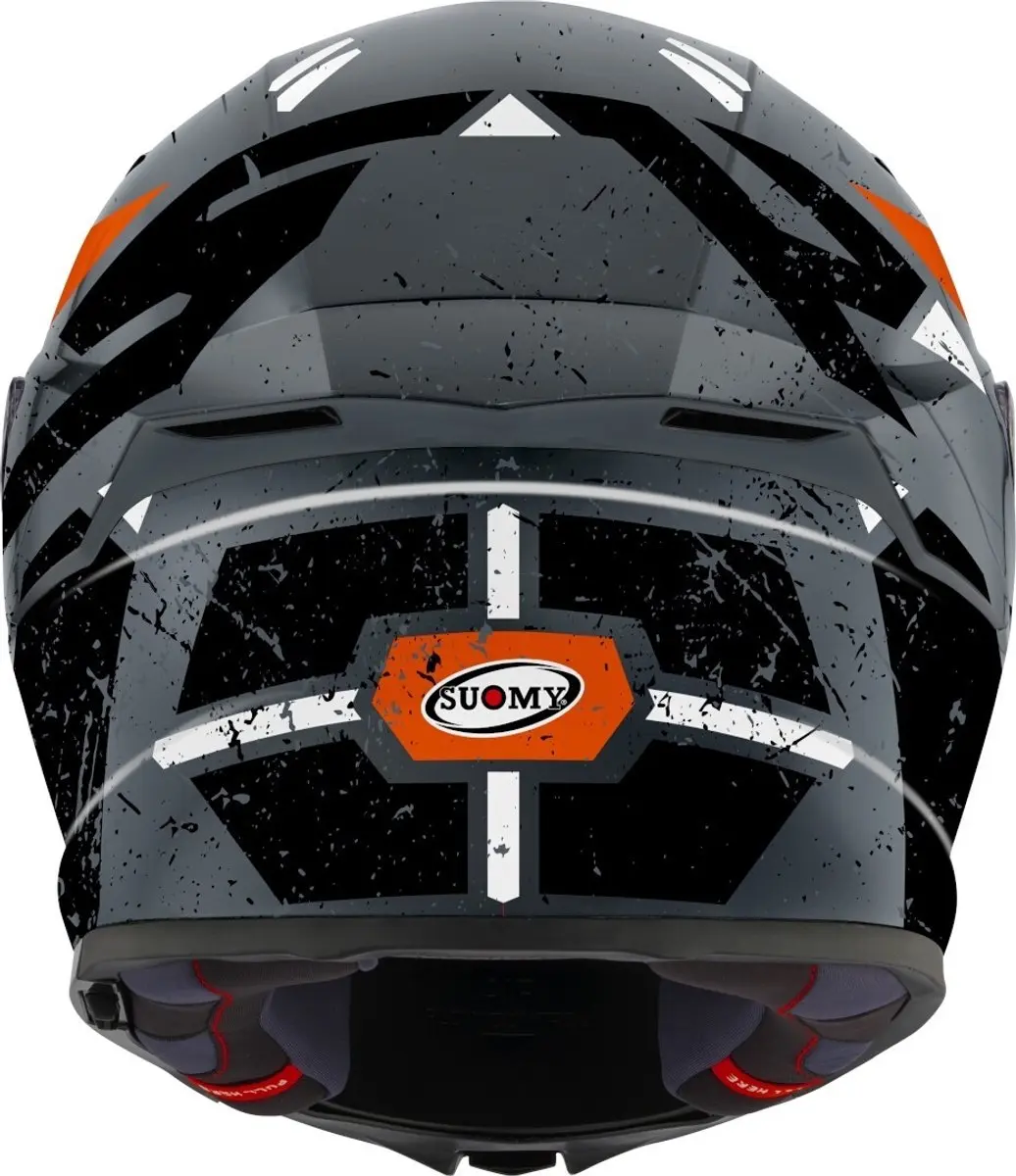 Suomy Stellar 2 Entropy Mat Helm - XS - Oranje/Zwart
