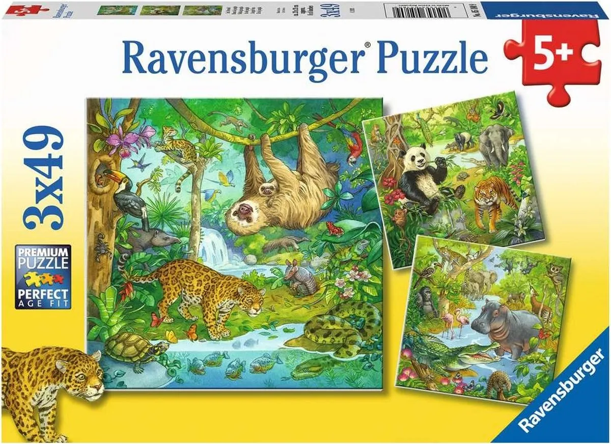 Ravensburger In het Oerwoud Puzzel