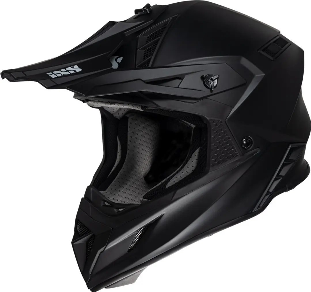 IXS iXS189FG 1.0 Mat Zwart Crosshelm