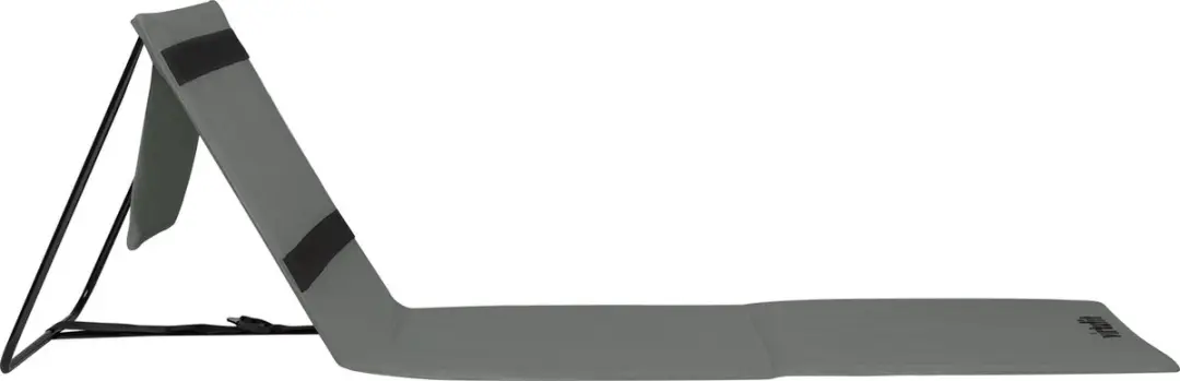 Virtufit Strandmat met Rugleuning 166cm - Grijs
