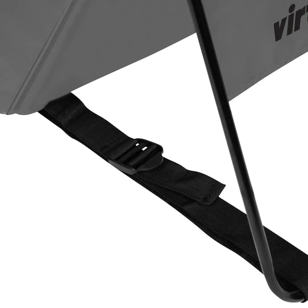 Virtufit Strandmat met Rugleuning 166cm - Grijs - afbeelding 6 van 6