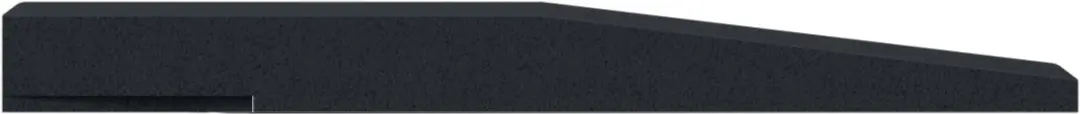 Flow Fitness Oploopprofiel Rubberen 100x20x2cm - Zwart