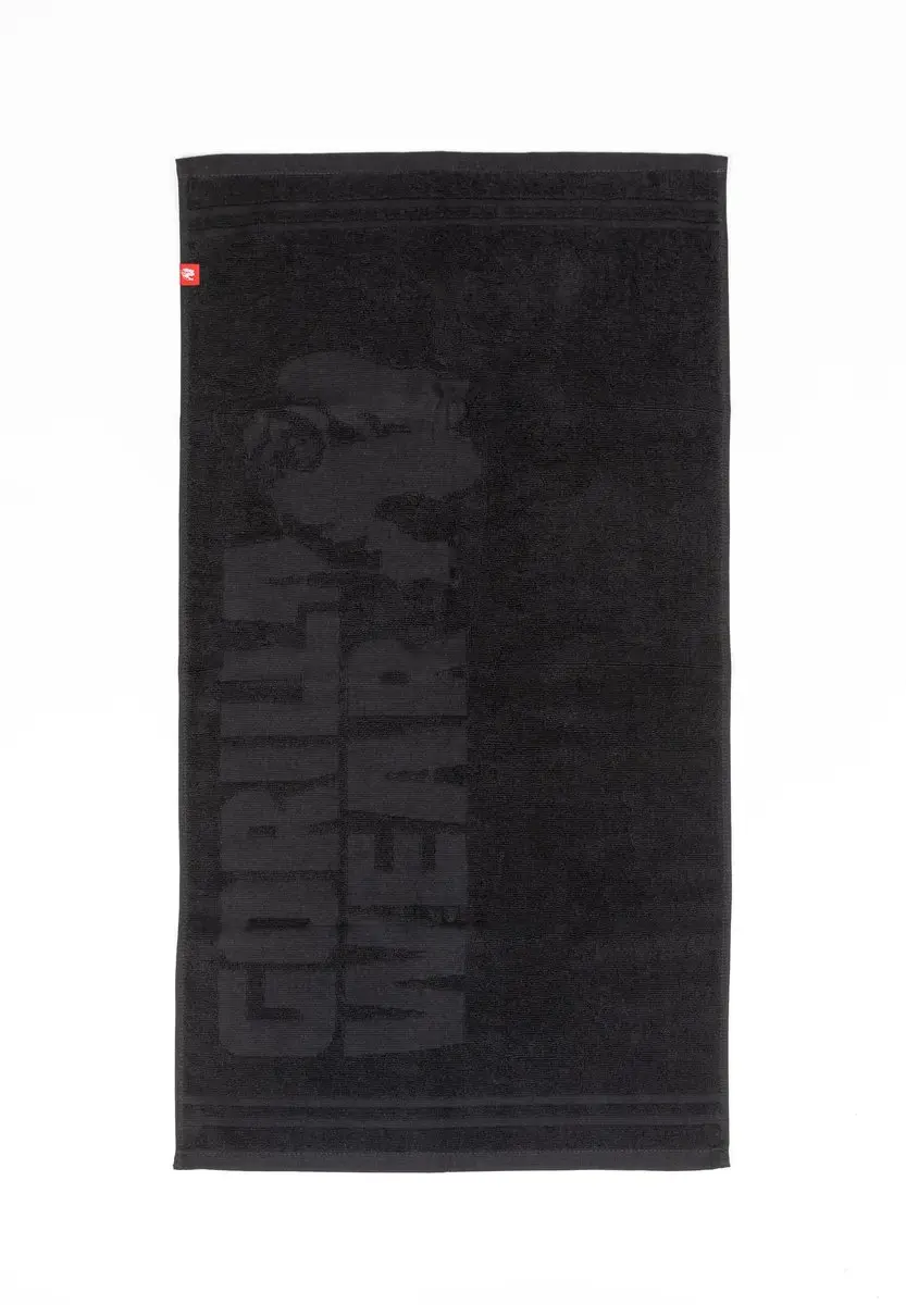 Gorilla Wear Handdoek Medium - Zwart - afbeelding 6 van 6