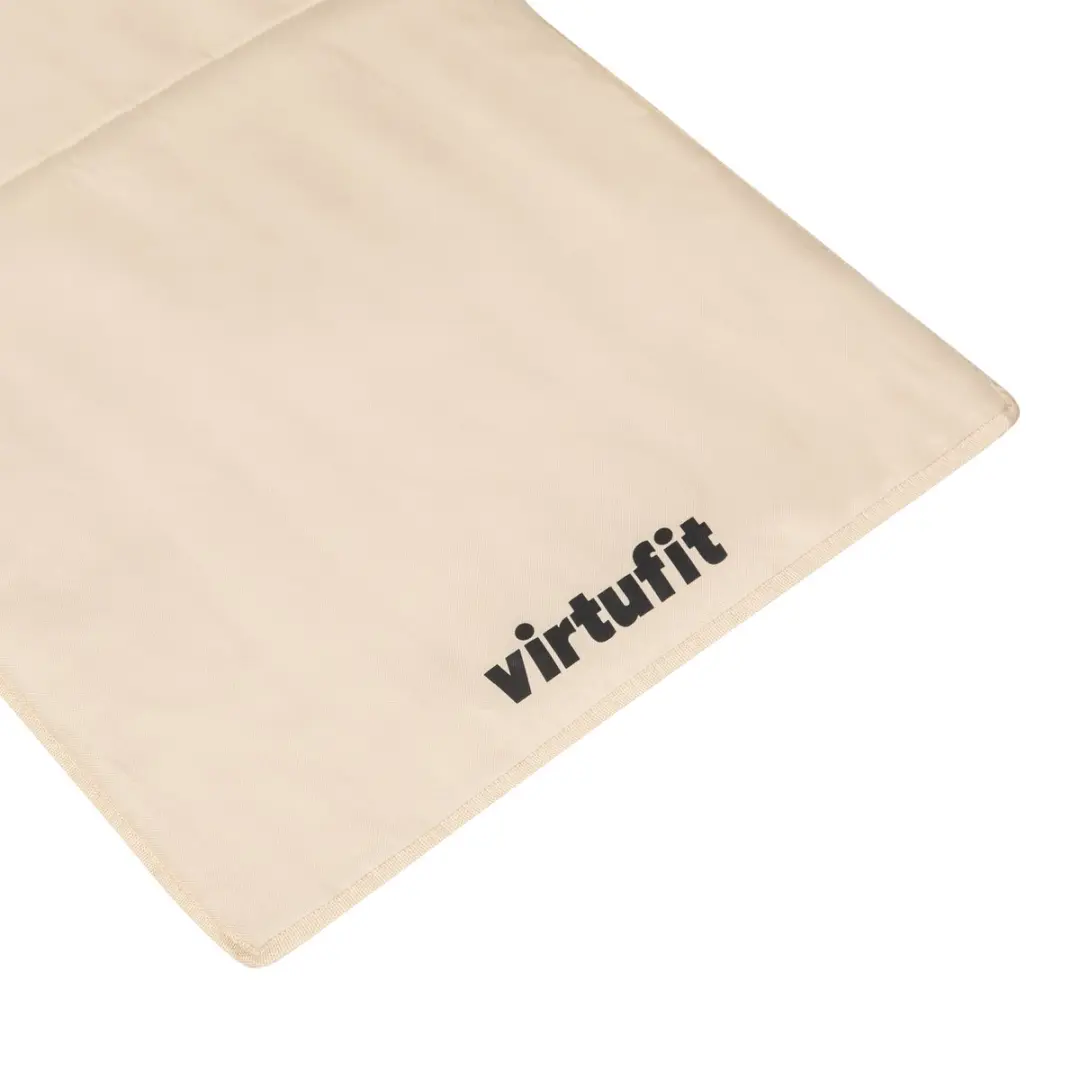 Virtufit Strandmat met Rugleuning 166cm - Beige