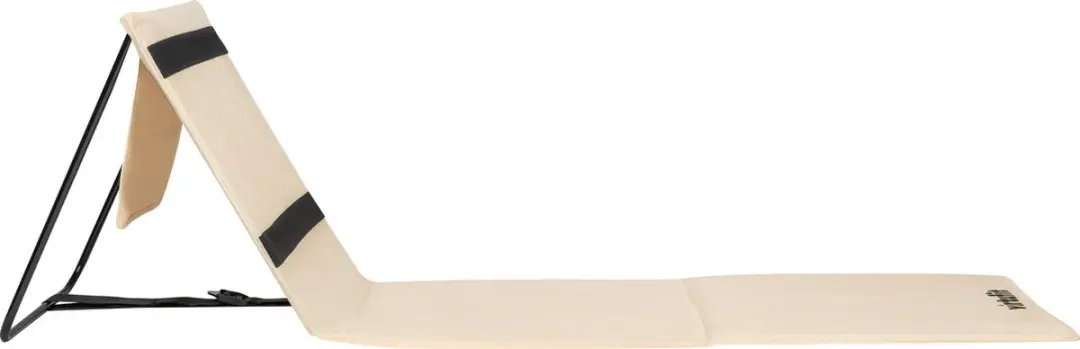 Virtufit Strandmat met Rugleuning 166cm - Beige