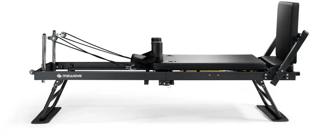 Mewave Pilates Jumpboard Reformer Pro - Zwart