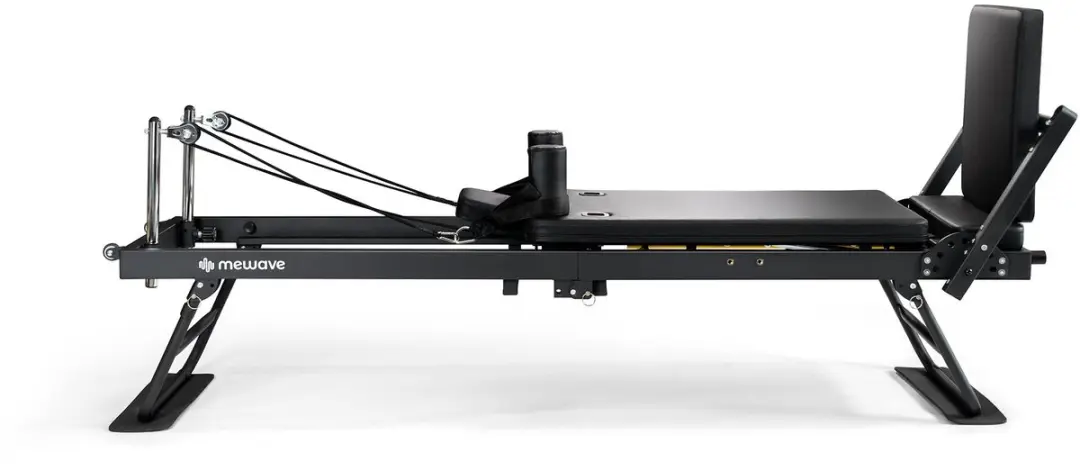 Mewave Pilates Jumpboard Reformer Pro - Zwart