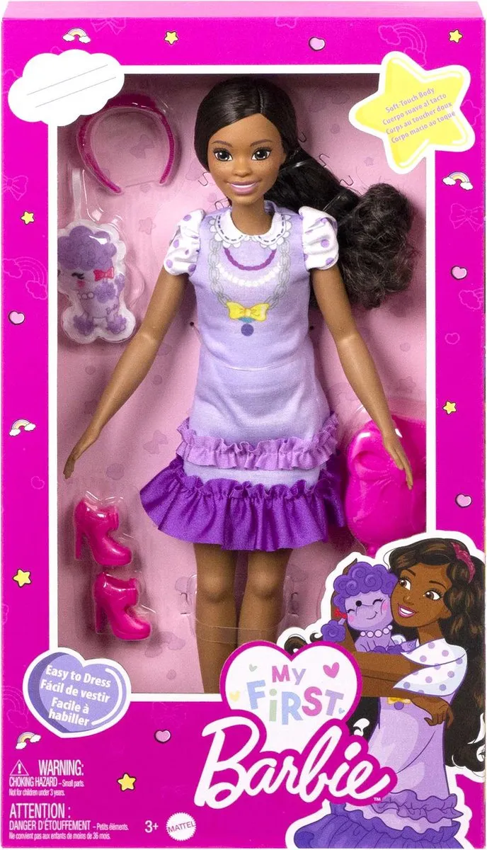 Barbie My First Barbie Poedel Huisdier - Paars - afbeelding 6 van 6