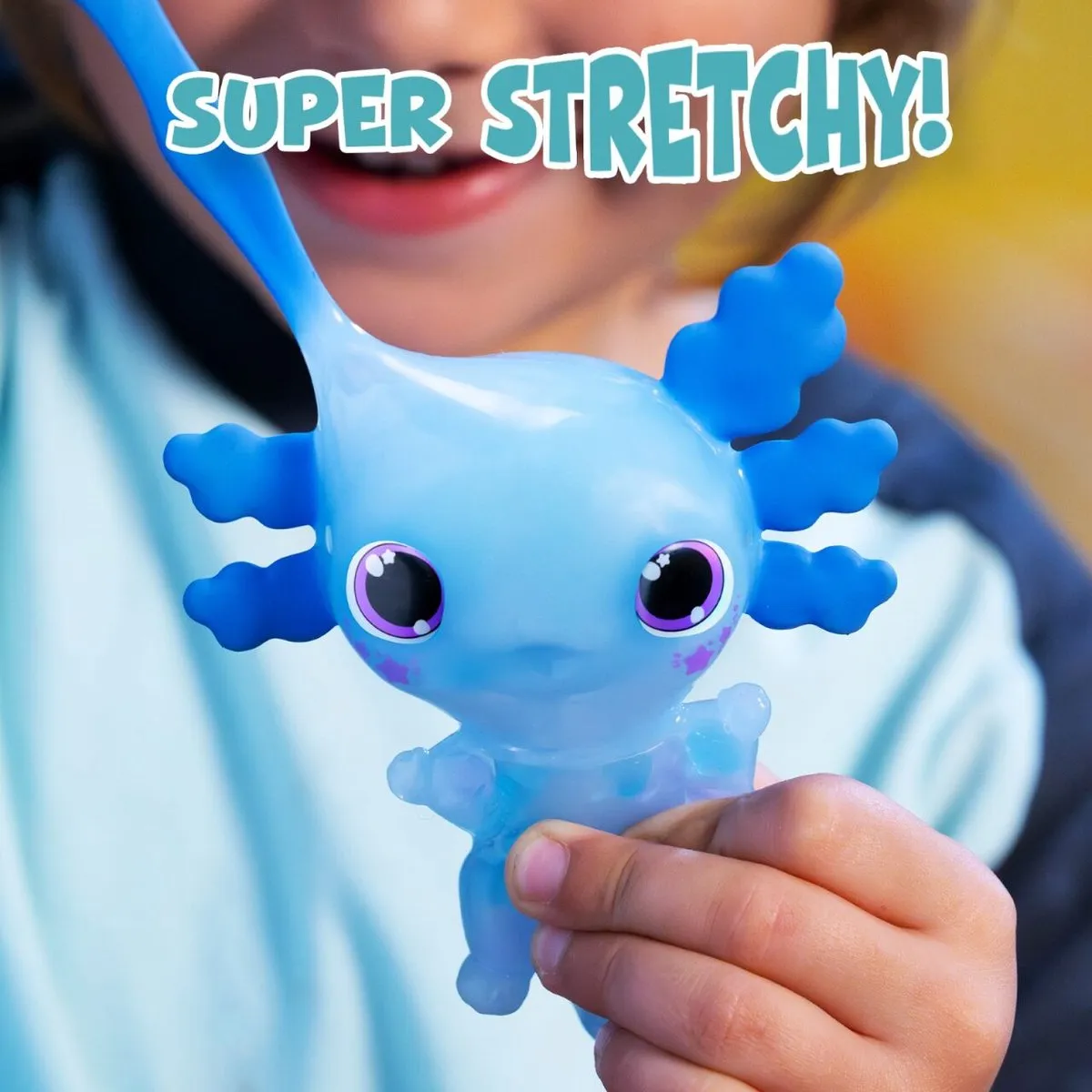 Goliath Animagic Let's Glo Axolotl Blauw Speelfiguur - 3x AAA