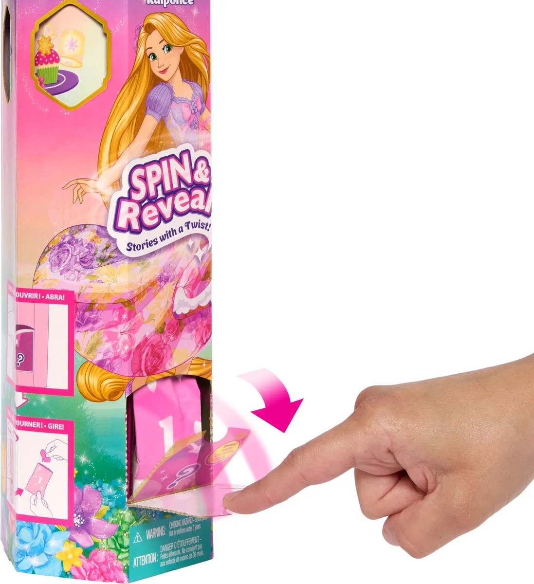 Disney Princess Rapunzel Spin & Reveal Pop