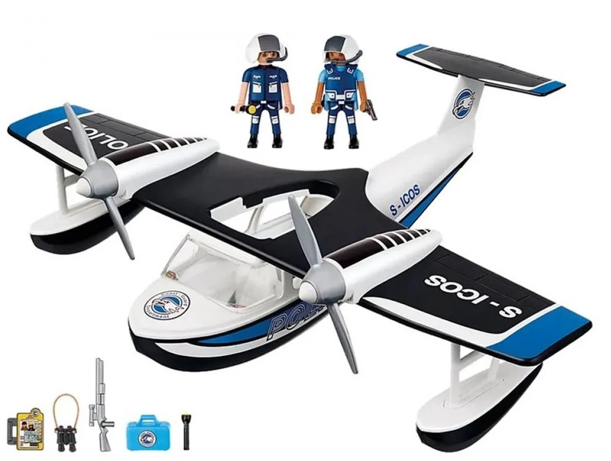Playmobil Politiewatervliegtuig 4445 - Multicolor