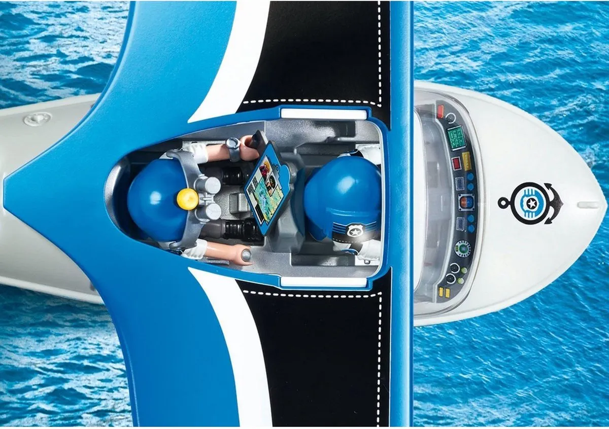 Playmobil Politiewatervliegtuig 4445 - Multicolor