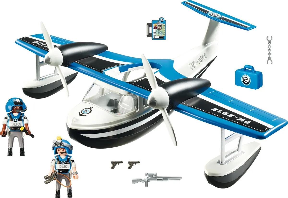 Playmobil Politiewatervliegtuig 4445 - Multicolor