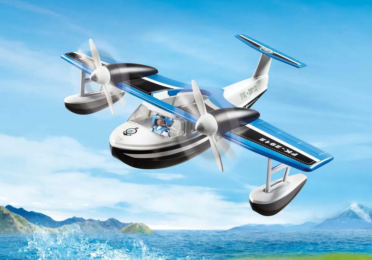 Playmobil Politiewatervliegtuig 4445 - Multicolor - afbeelding 6 van 6
