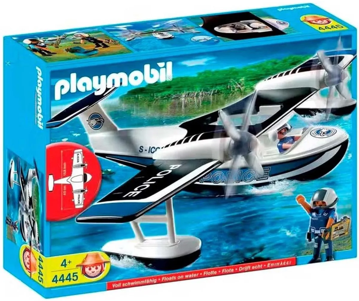 Playmobil Politiewatervliegtuig 4445