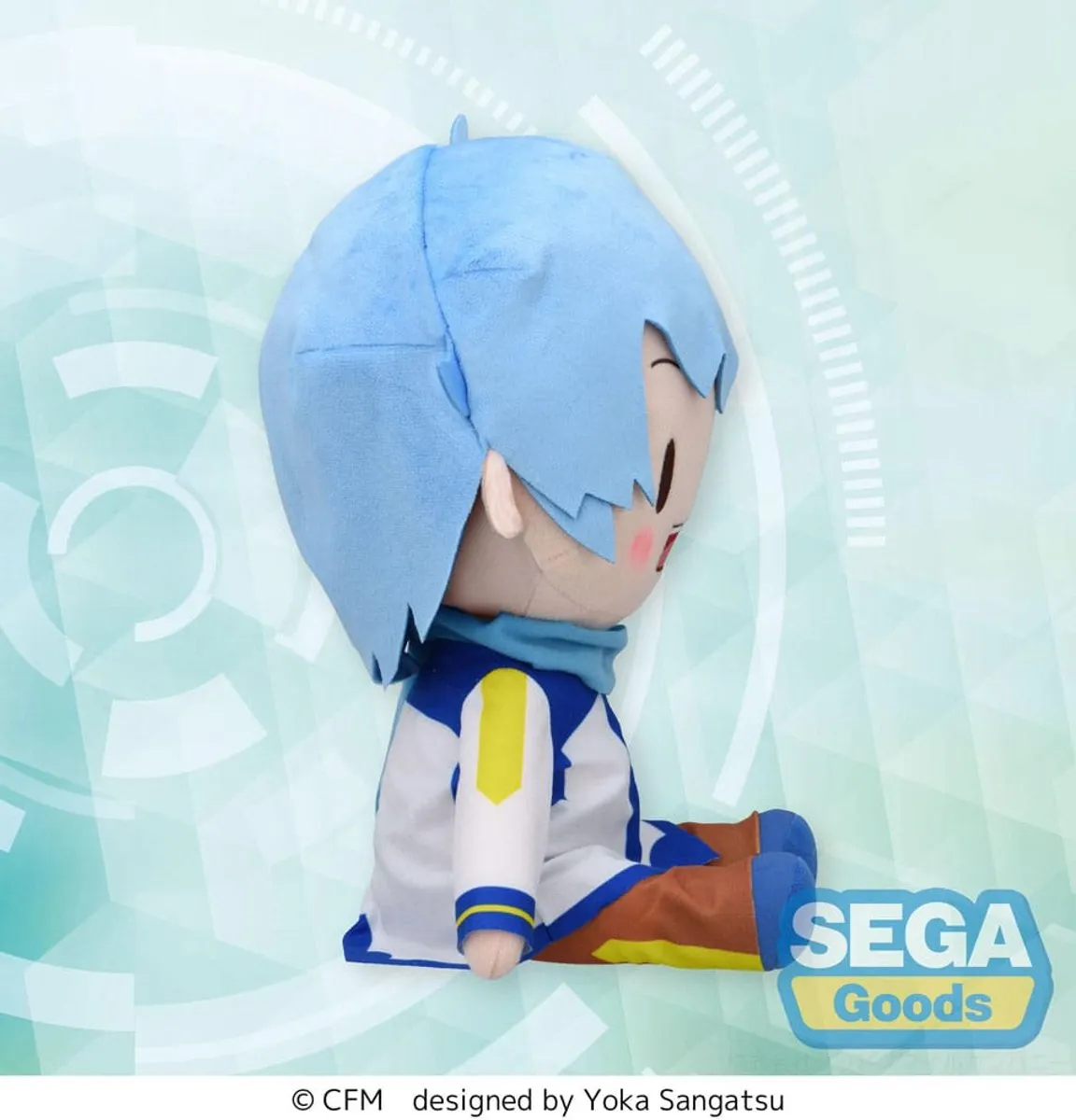 Sega Hatsune Miku Kaito Fuwa Anime Knuffel 32cm - Blauw