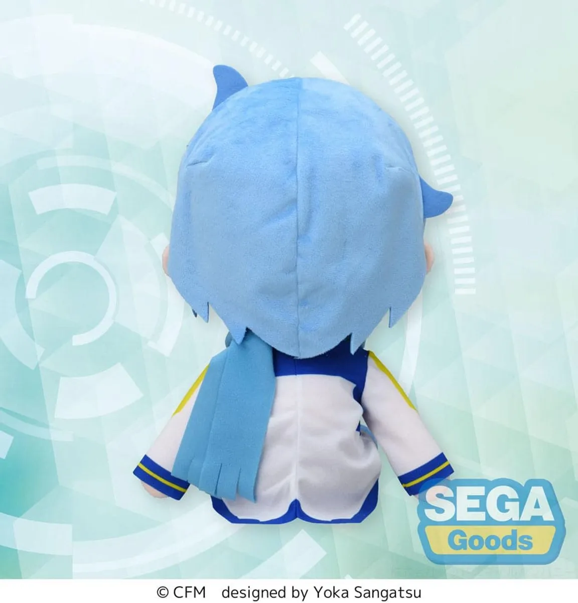 Sega Hatsune Miku Kaito Fuwa Anime Knuffel 32cm - Blauw