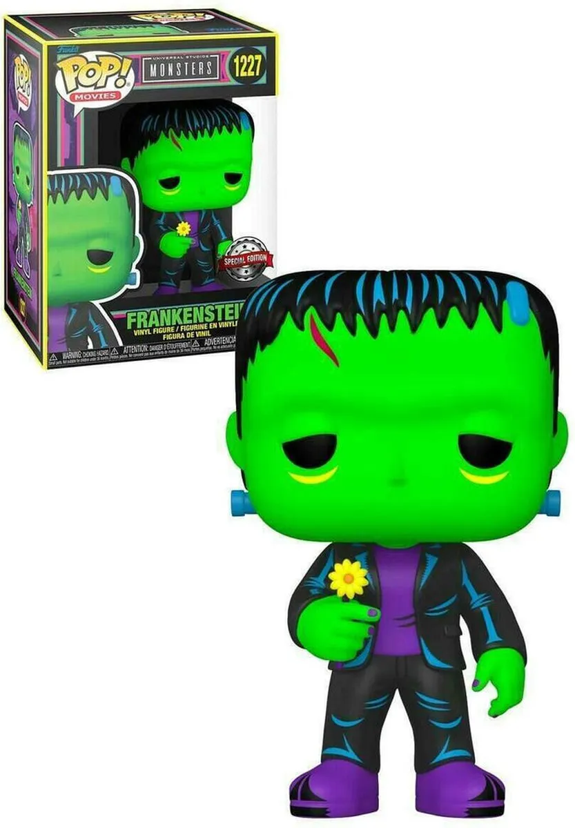 Funko Pop! Frankenstein #1227 Horror Universal - Zwart Licht