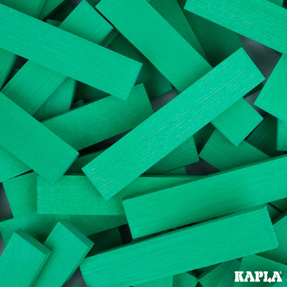 KAPLA Kleur Constructiespeelgoed 40 Plankjes - Lichtgroen