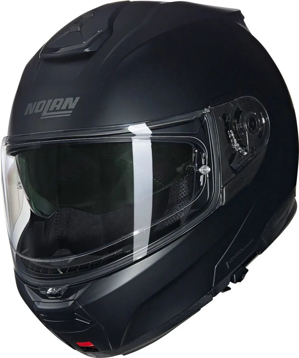 NOLAN N100-6 CLASSICO 302 M MATZWART SYSTEEMHELM MOTORHELM