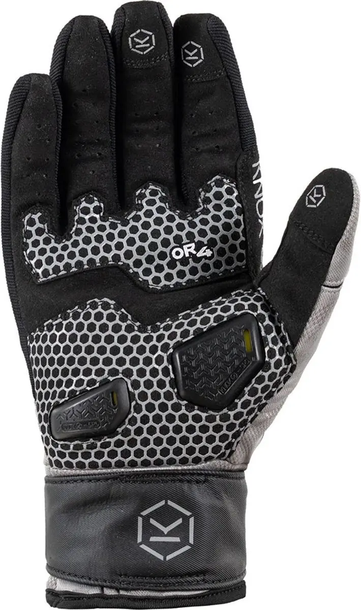 Knox Orsa Textile OR4 69408 Motorhandschoenen - M/Grijs - afbeelding 2 van 2
