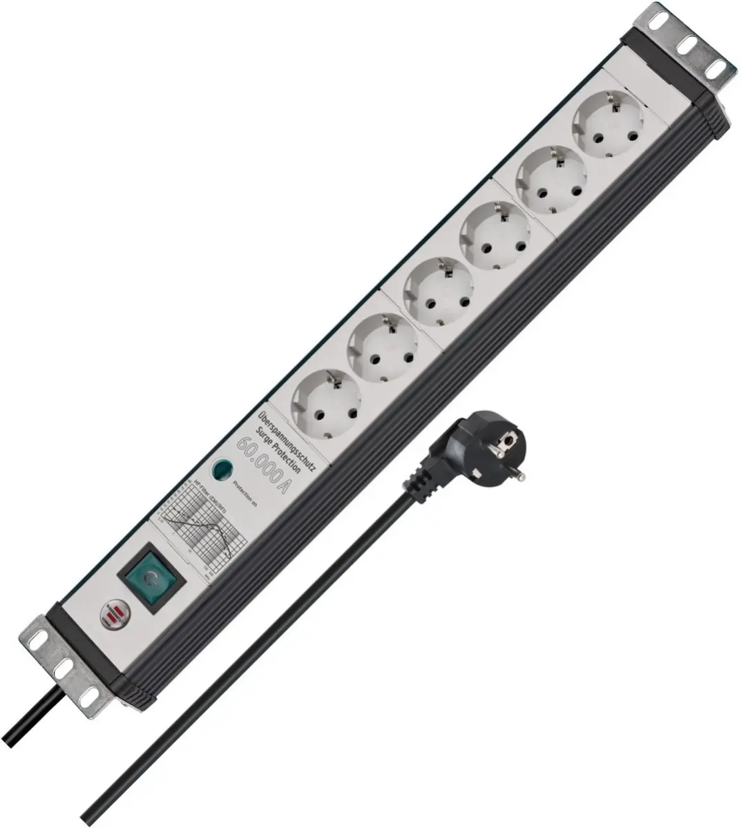 Brennenstuhl Premium-Line 60.000A 6-voudig stekkerdoos