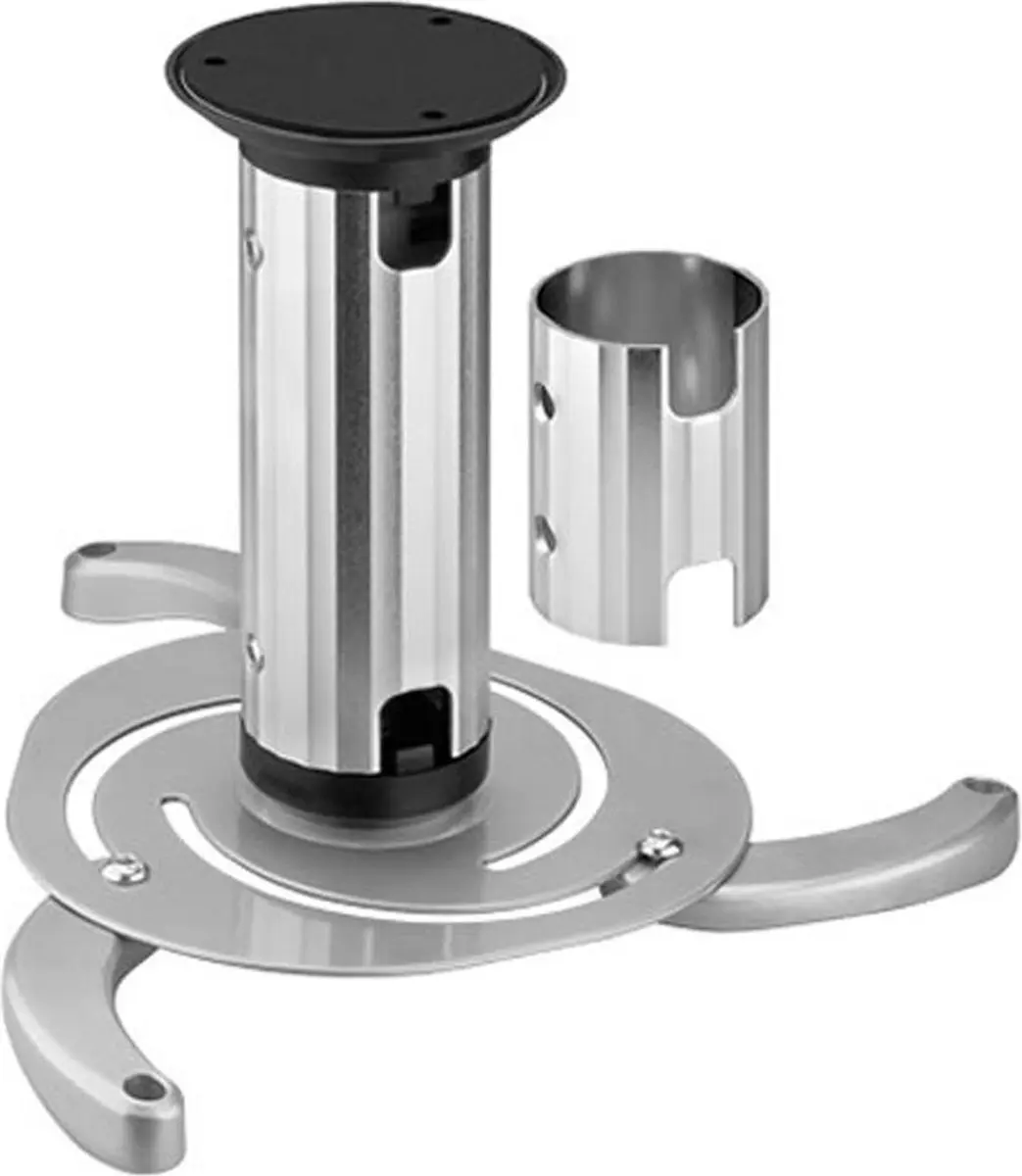 Neomounts BEAMERC80 Plafondbeugel - 360° Draaibaar - Zilver - afbeelding 6 van 6