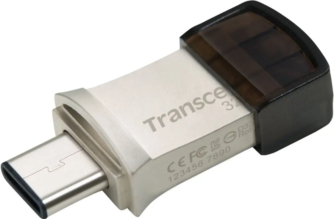 Transcend JetFlash 890 USB-stick 128GB - Zilver