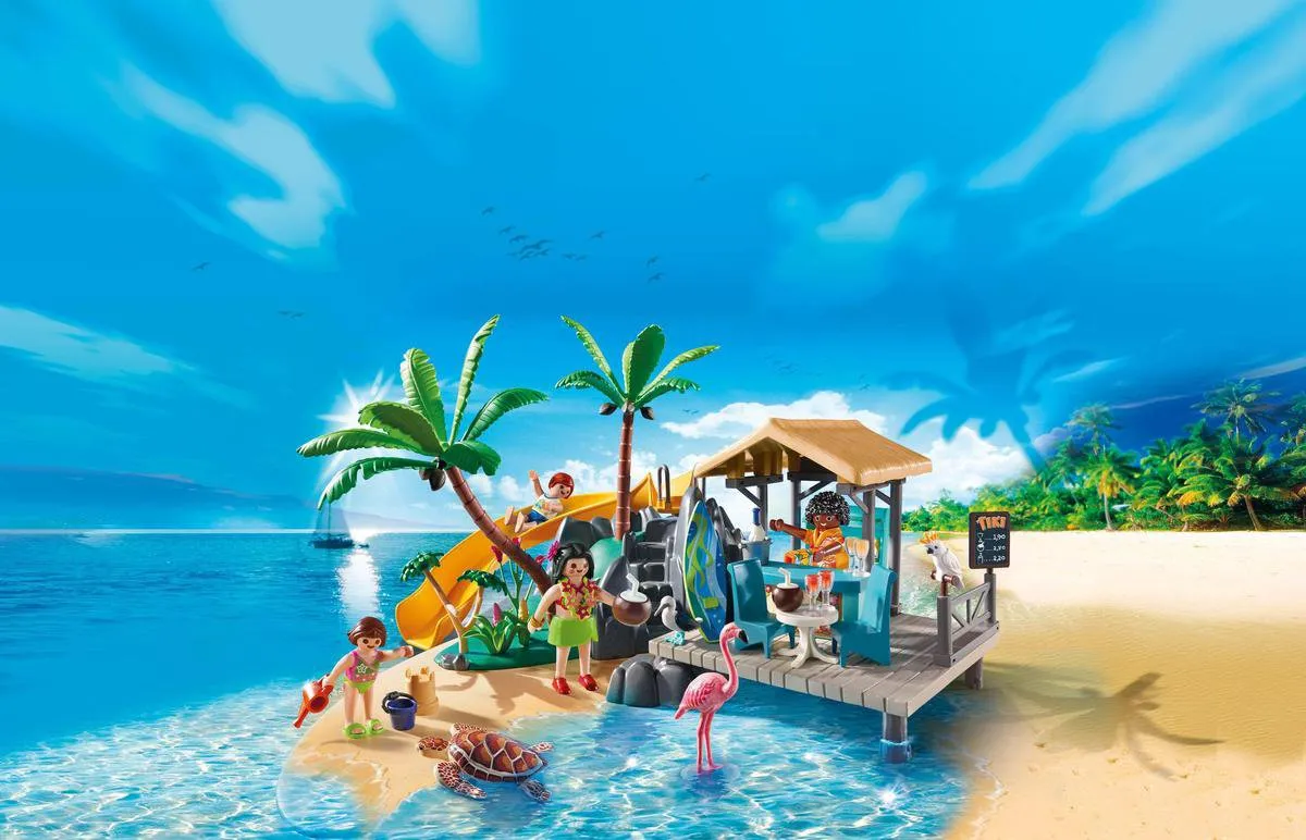 Playmobil Vakantie-eiland met Strandbar 6979 - Multicolor