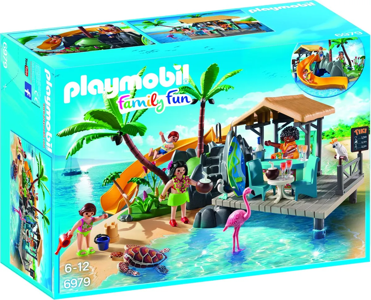 Playmobil Vakantie-eiland met Strandbar 6979 - Multicolor