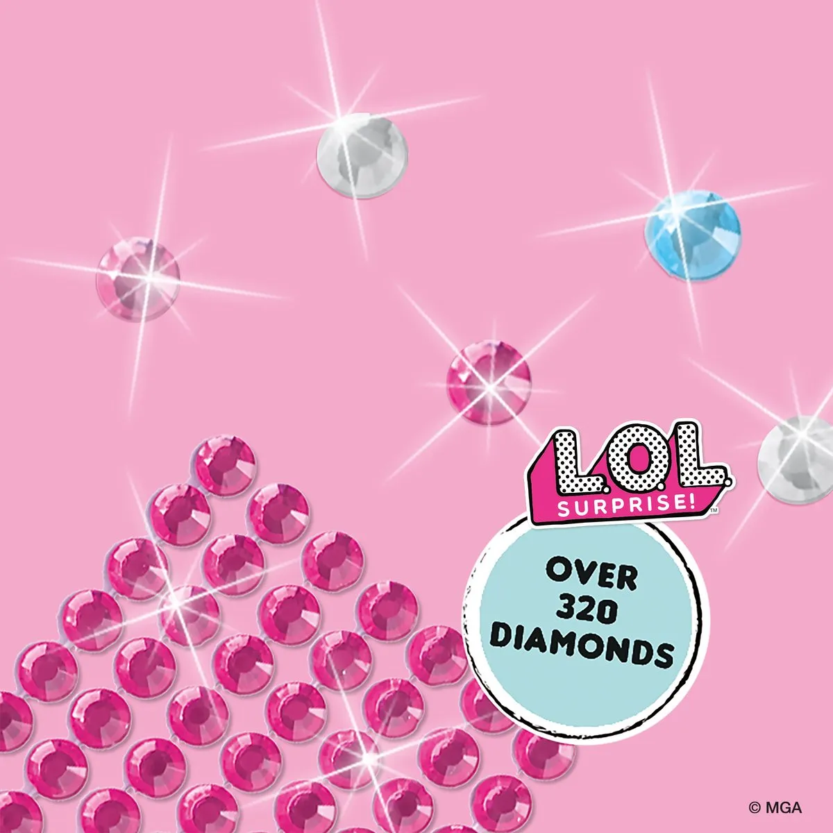SES Creative L.O.L. Diamond Painting Mozaïek - 5 Kaarten
