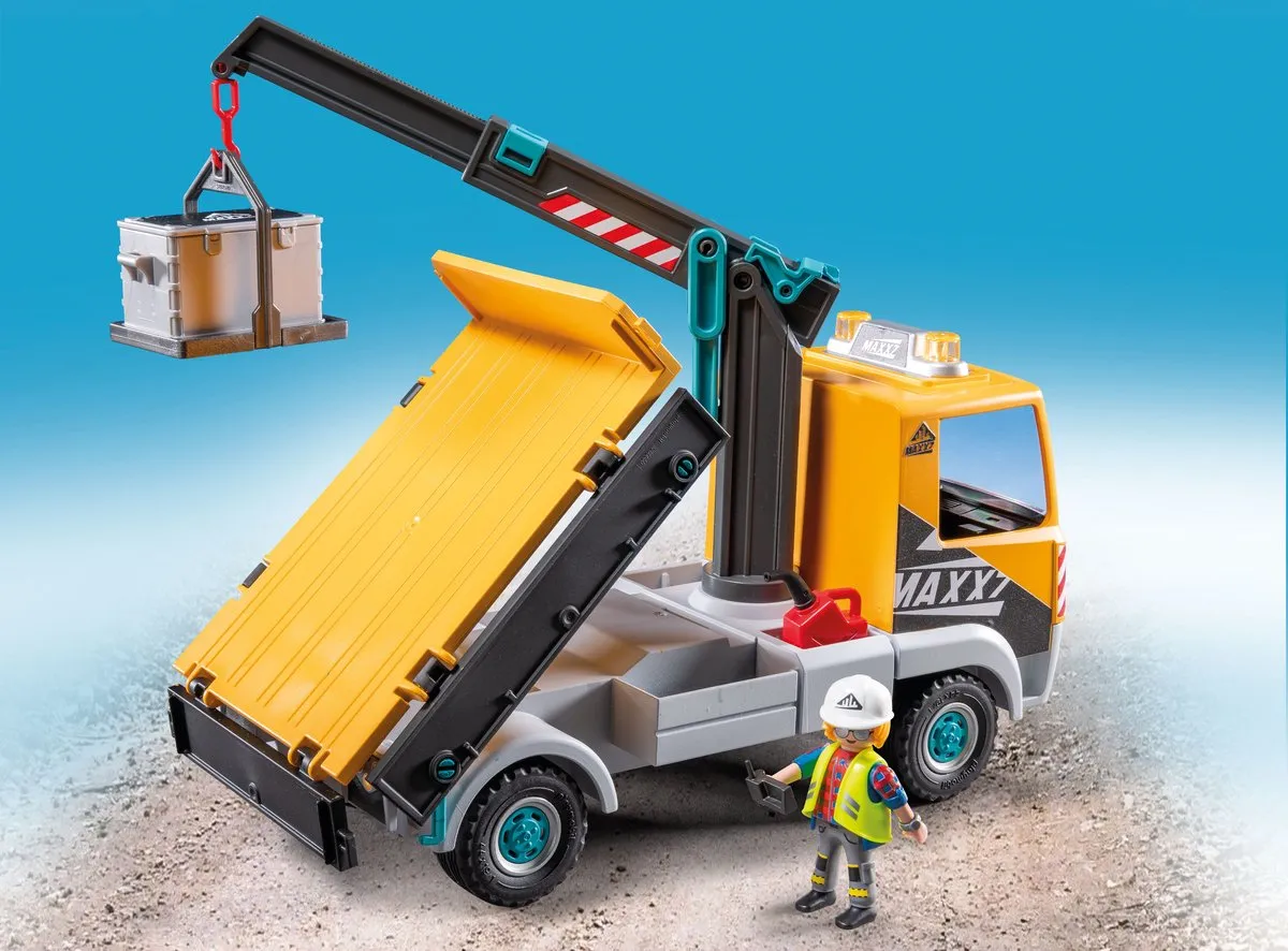 Playmobil Action Heroes Vrachtwagen met kraan 71750