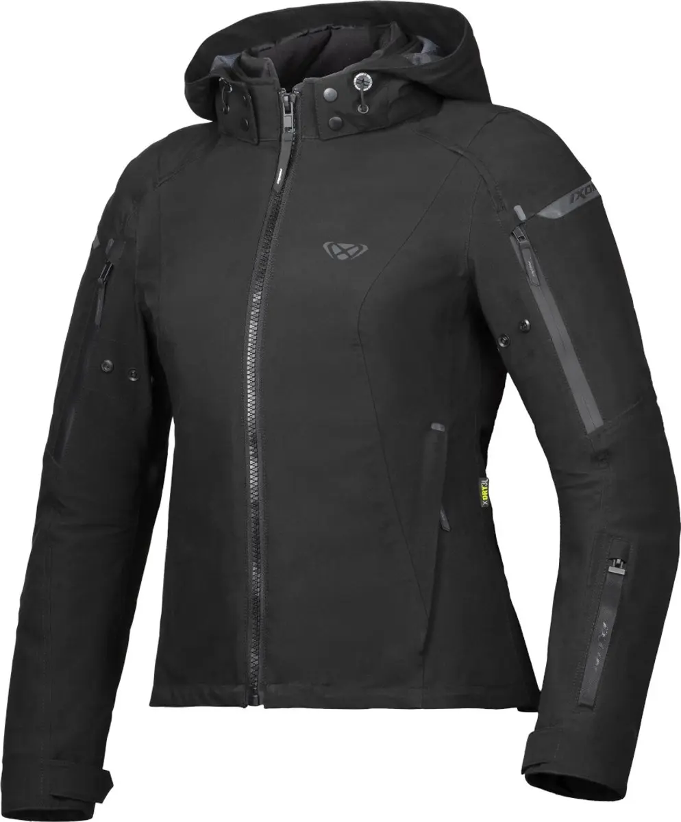 Motorjas IXON Burning Lady zwart maat XL
