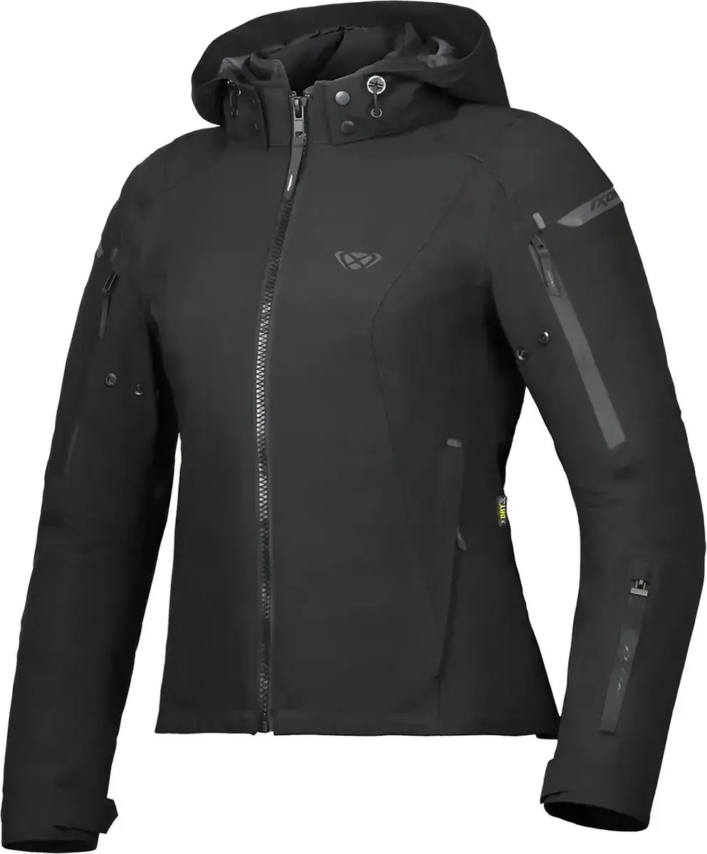 IXON Burning Lady Motorjas - Zwart - Maat XL