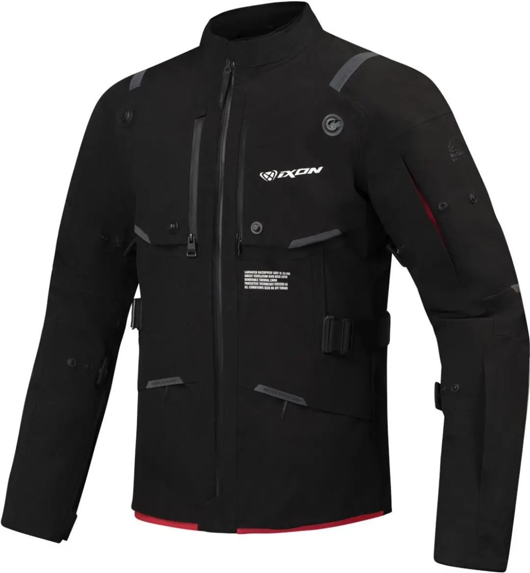 Motorjas IXON M-Skeid zwart / rood maat XXL