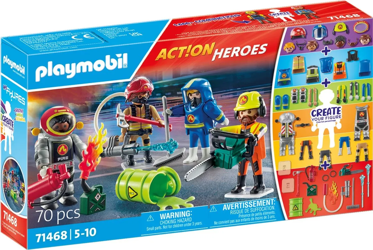 Playmobil Action Heroes Brandweer - 71468 - Multicolor