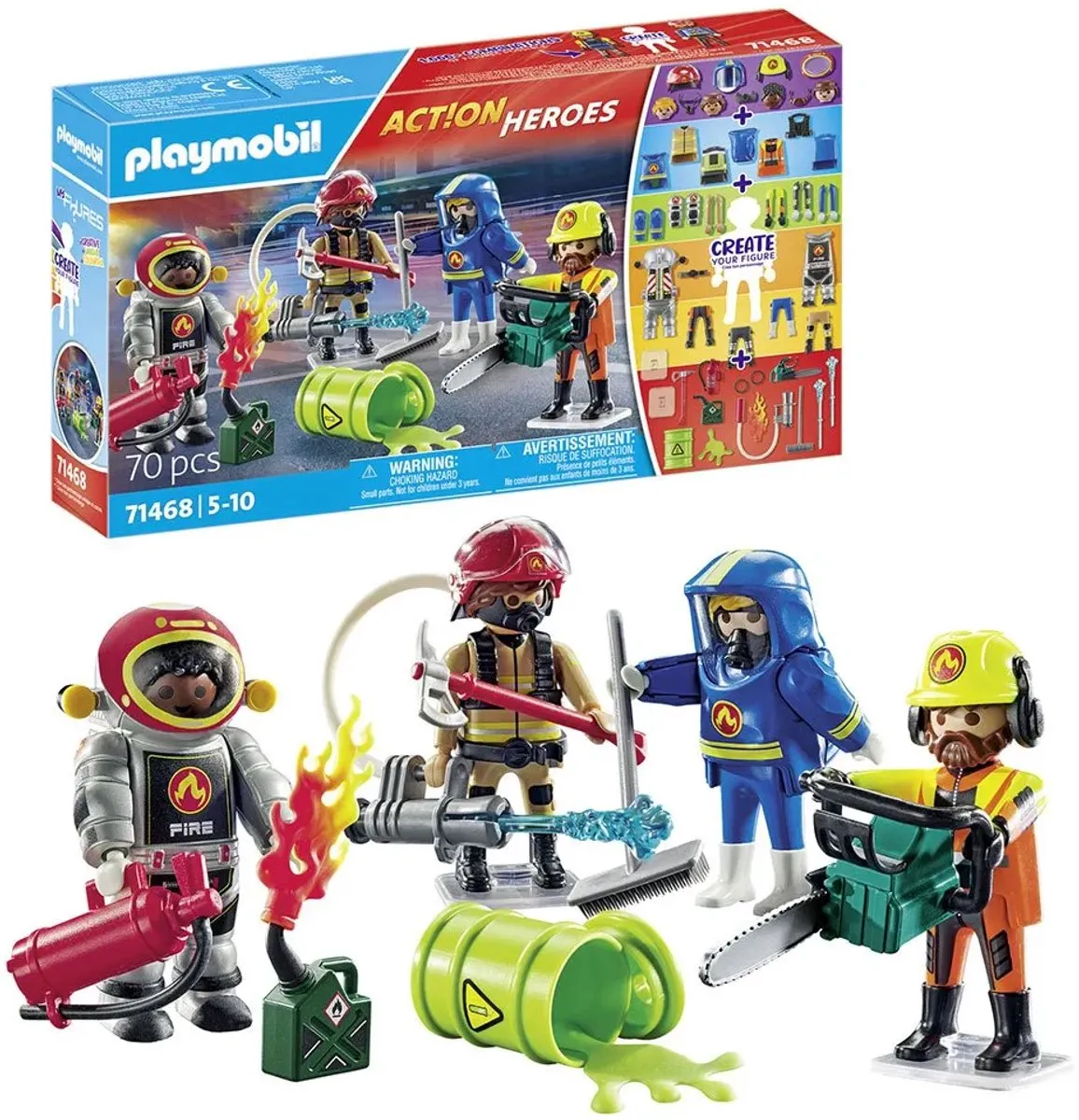 Playmobil Action Heroes Brandweer - 71468 - Multicolor