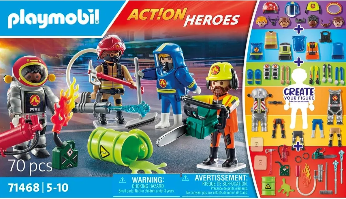 Playmobil Action Heroes Brandweer - 71468 - Multicolor