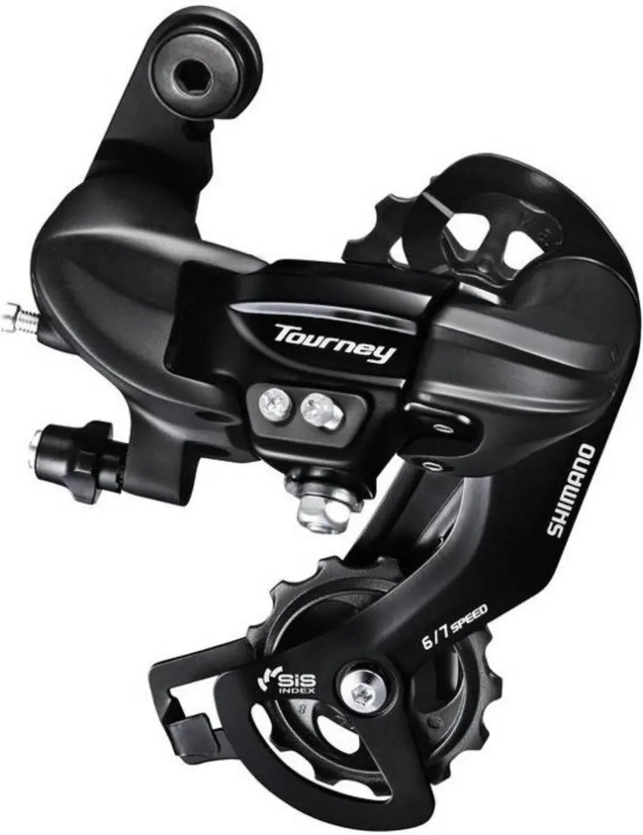 Shimano Tourney TY300D Achterderailleur 6/7 Speed - Zwart - afbeelding 6 van 6