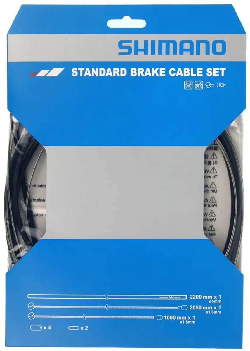 Shimano Remkabelset MTB/Race - Zwart - afbeelding 2 van 6