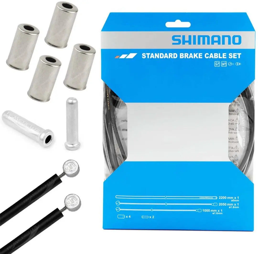 Shimano Remkabelset MTB/Race - Zwart - afbeelding 3 van 6