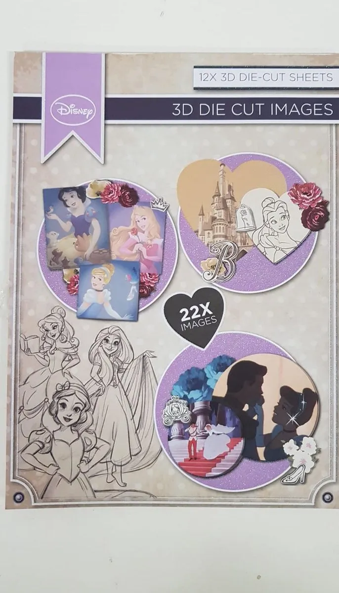 Disney Prinsessen 3D Stansblok