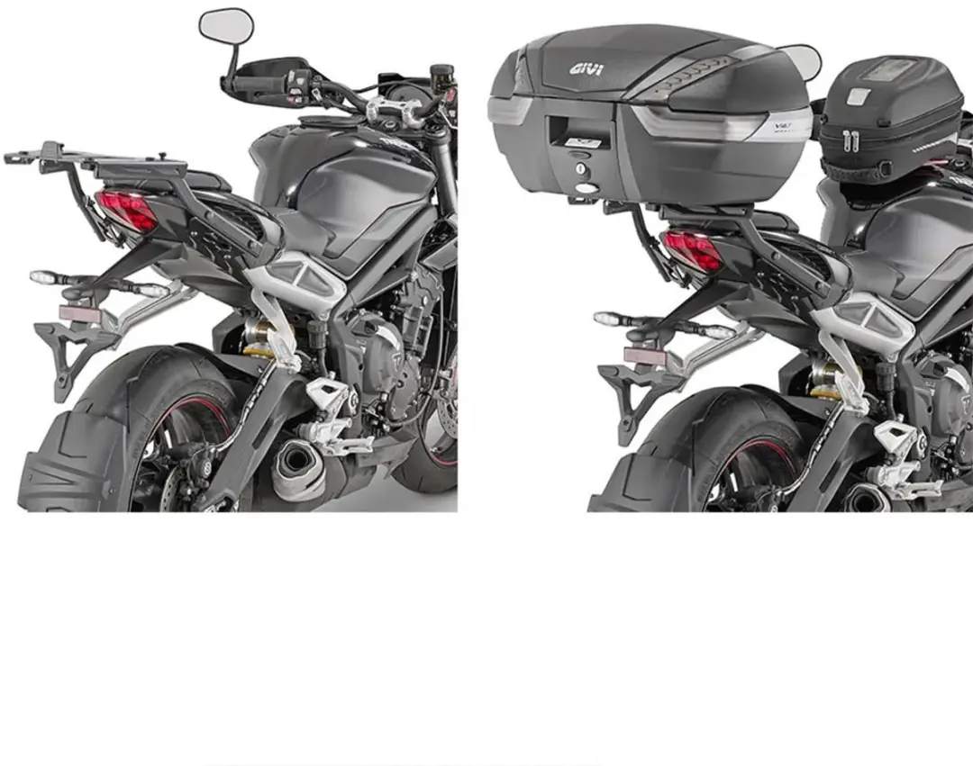 Givi Monokey Street Triple 765 Topkoffer - Zwart - afbeelding 2 van 2