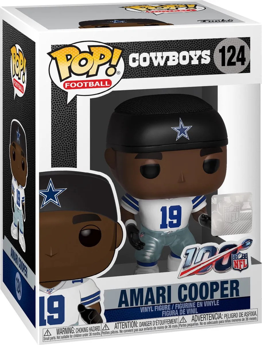 Funko Pop! Football Cowboys Amari Cooper #124 - afbeelding 2 van 4