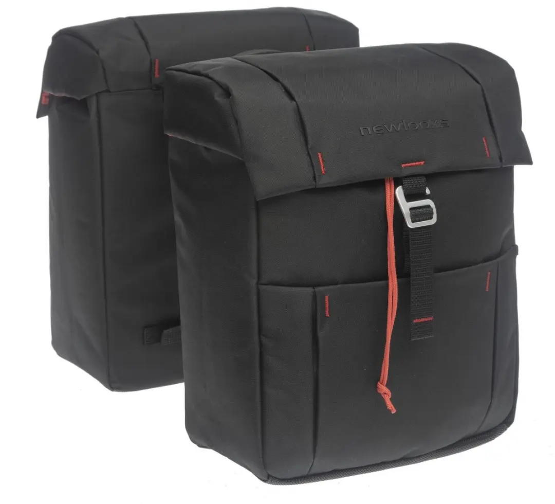 New Looxs Vigo Double Atran AVS Dubbele Fietstas 37L - Zwart - afbeelding 6 van 6
