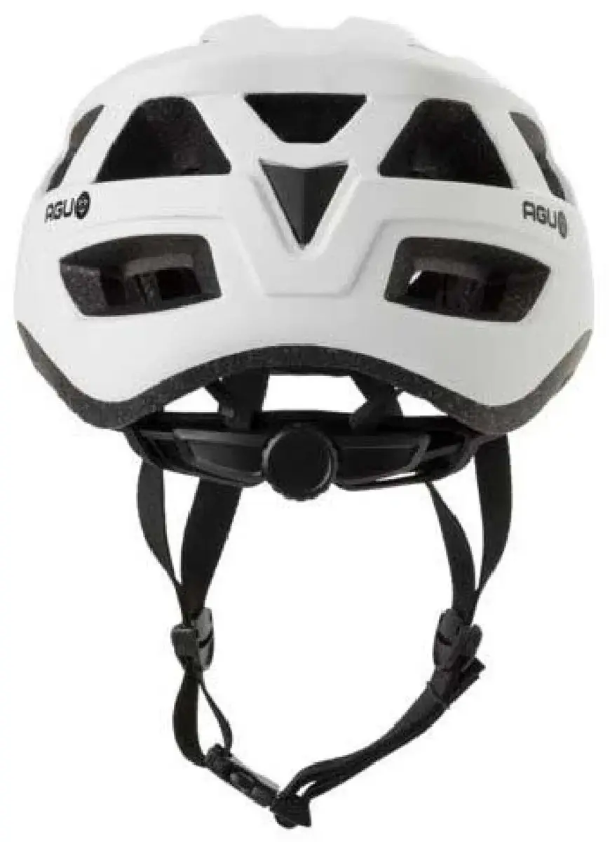AGU Attivo Fietshelm Wit - 58-61cm - 18 Ventilatieopeningen - afbeelding 3 van 6