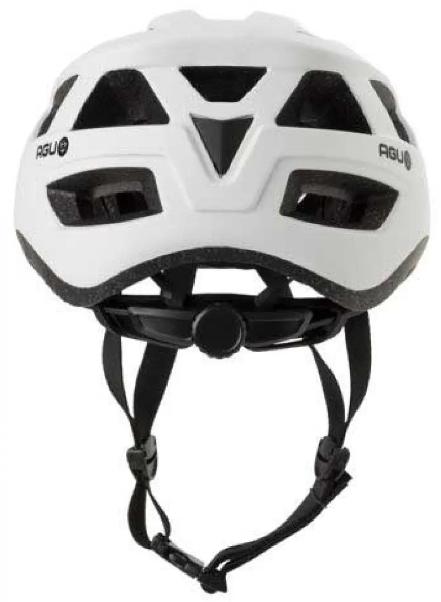 AGU Attivo Fietshelm Wit - 58-61cm - 18 Ventilatieopeningen - afbeelding 2 van 6