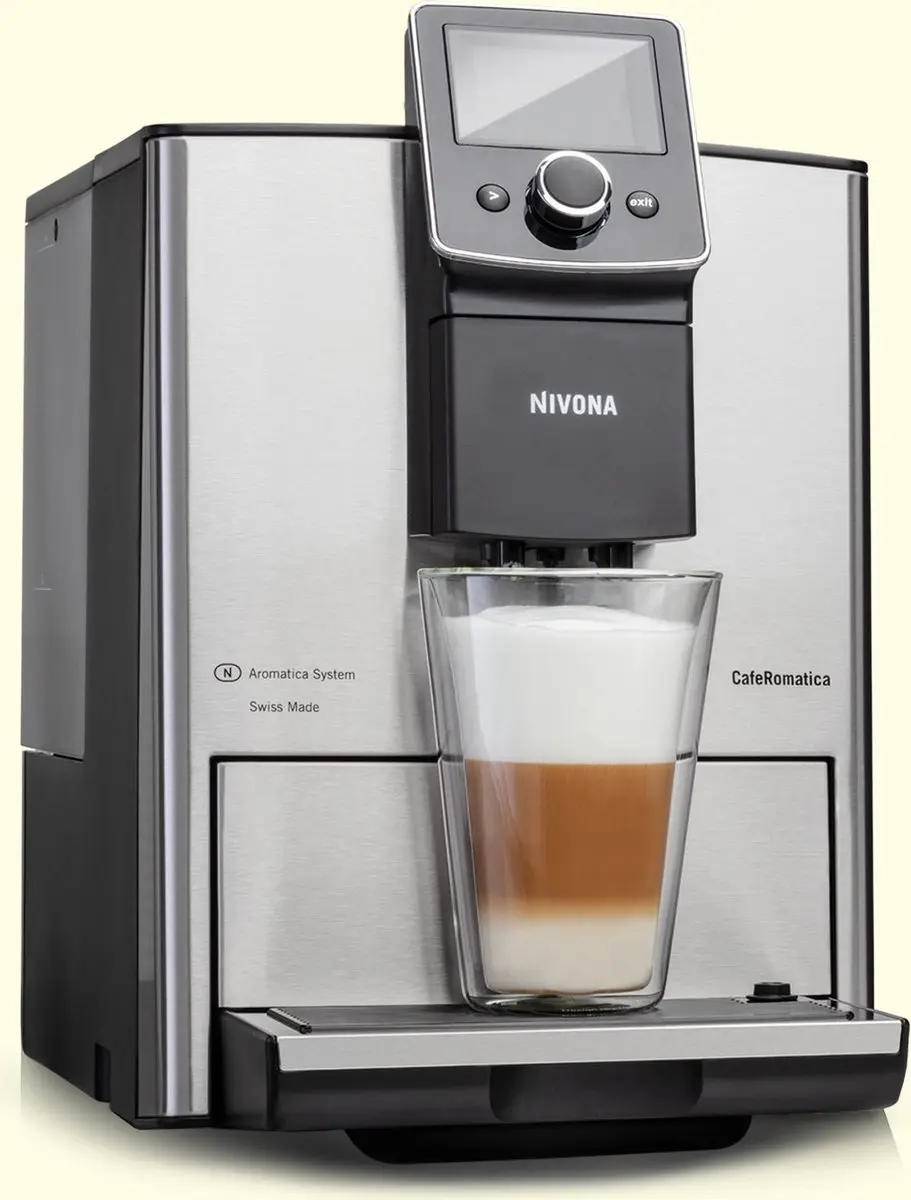 Nivona CafeRomatica NICR 825 Espressomachine - 10 Programma's - Zwart - afbeelding 2 van 6