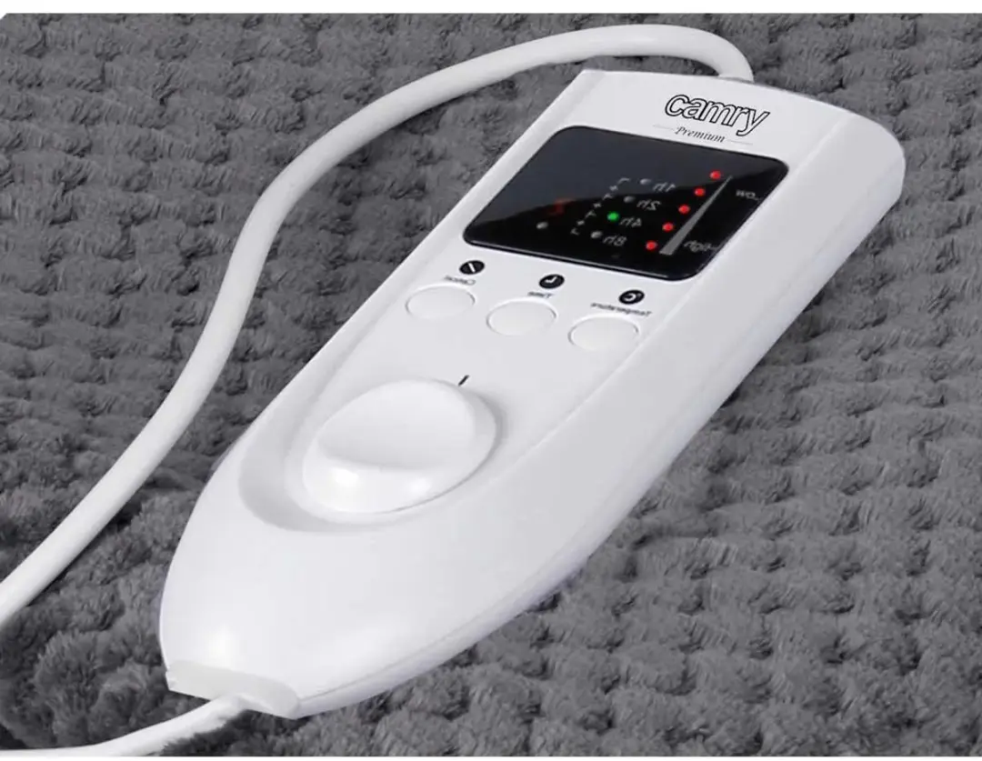Camry CR 7416 Elektrische Onderdeken - 1 persoons - 60W - Grijs - afbeelding 4 van 6